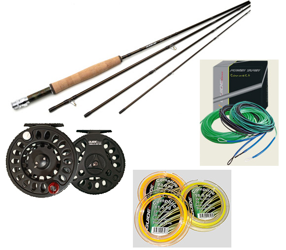 NO LONGER IN STOCK. Spey Rod Package by Guideline ACT 4, 12 ft 6 in fly